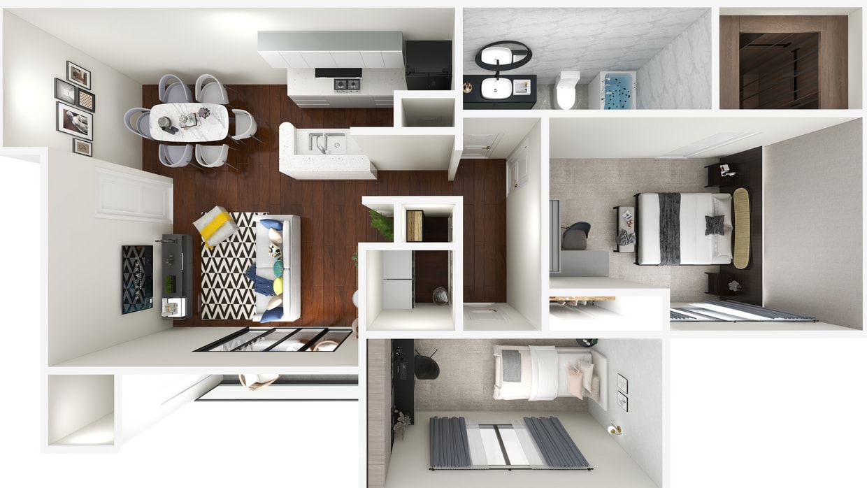 B1.jpg - 2 Bedroom 1 Bath - Reno