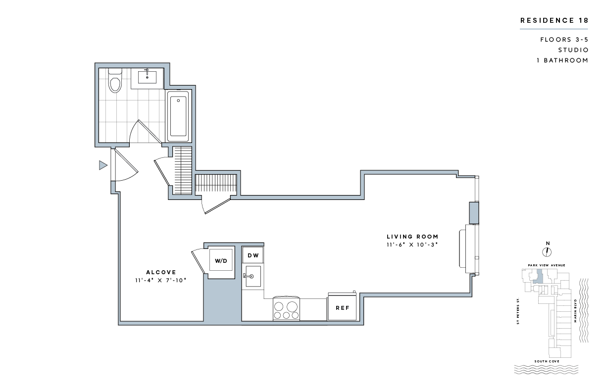 Floor Plan - Studio-E.12-II