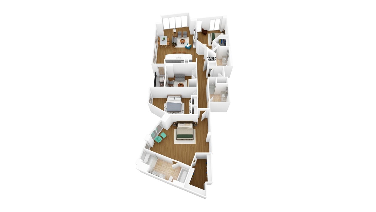Floor Plan - C3K + Den
