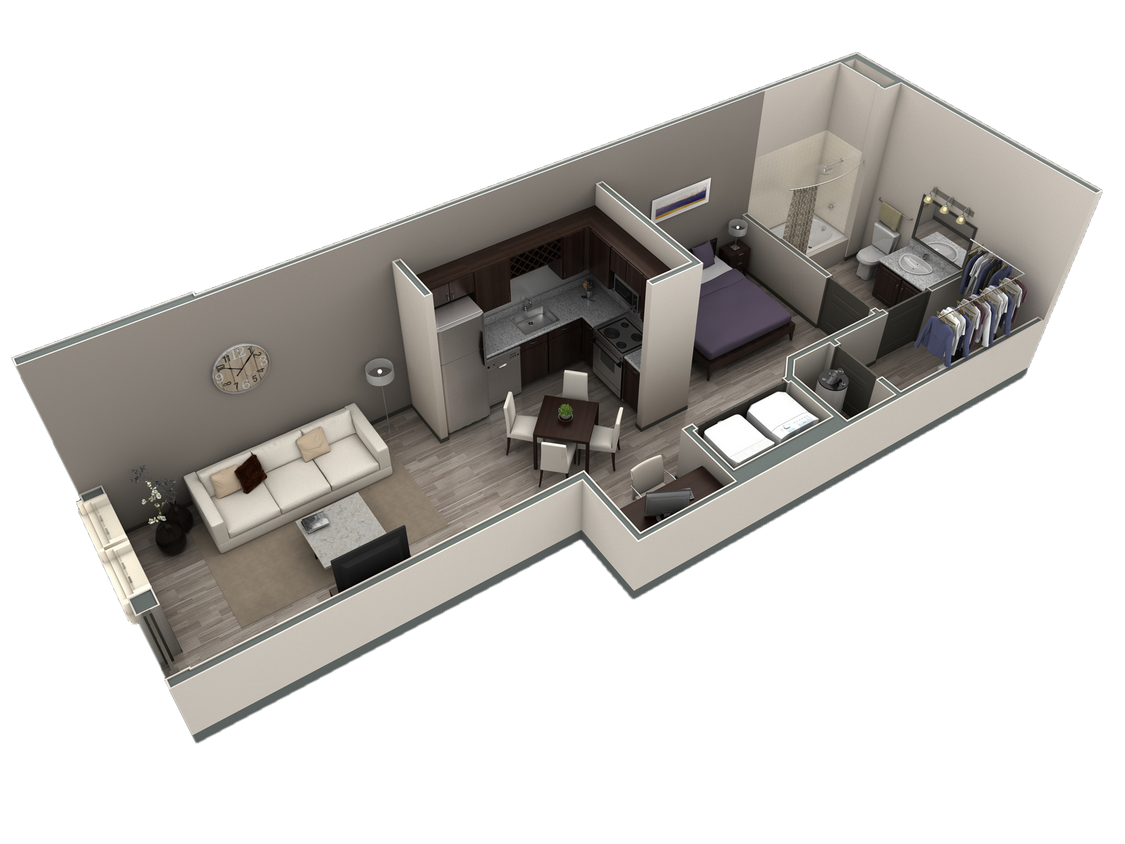 Floor Plan - Studio Grand Courtyard