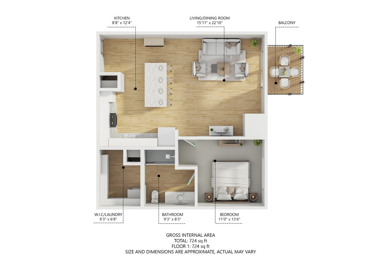 Floor Plan - Type 1 - HAVEN