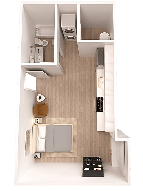 The Incandescent - Studio G Floorplan - The Incandescent