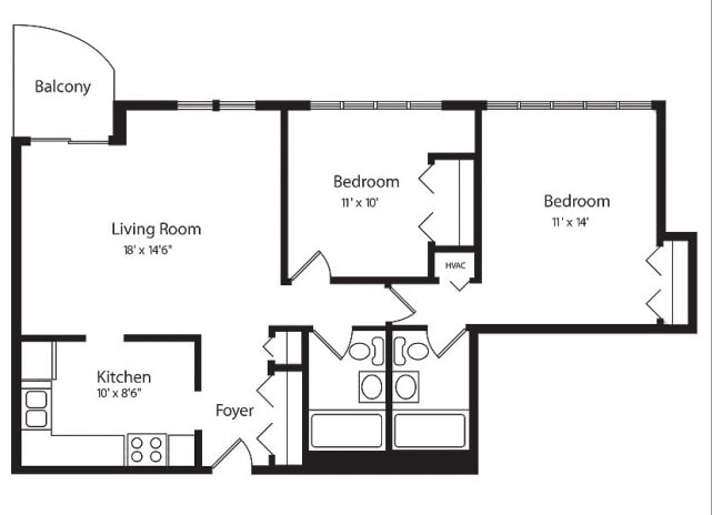 TWO BED - G - 2C