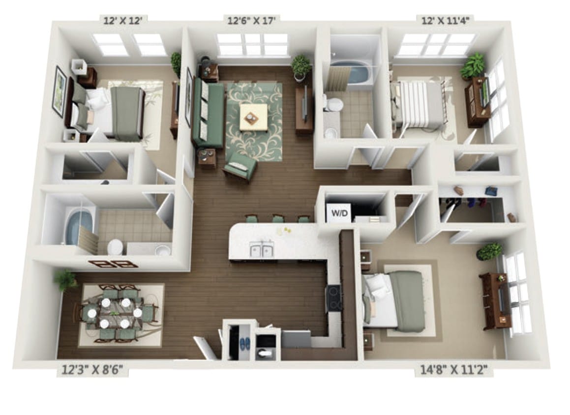 All dimensions are approximate. Actual product and specifications may vary in dimension or detail. - 1C1 - Phase 1 Classic