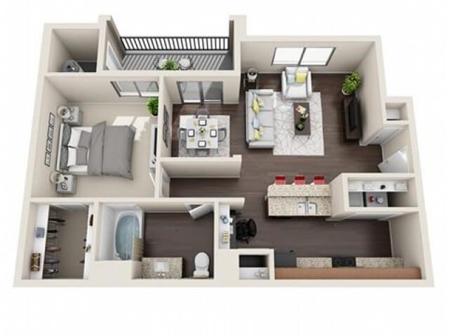 A2 Renovated floorplan - A2 Gold