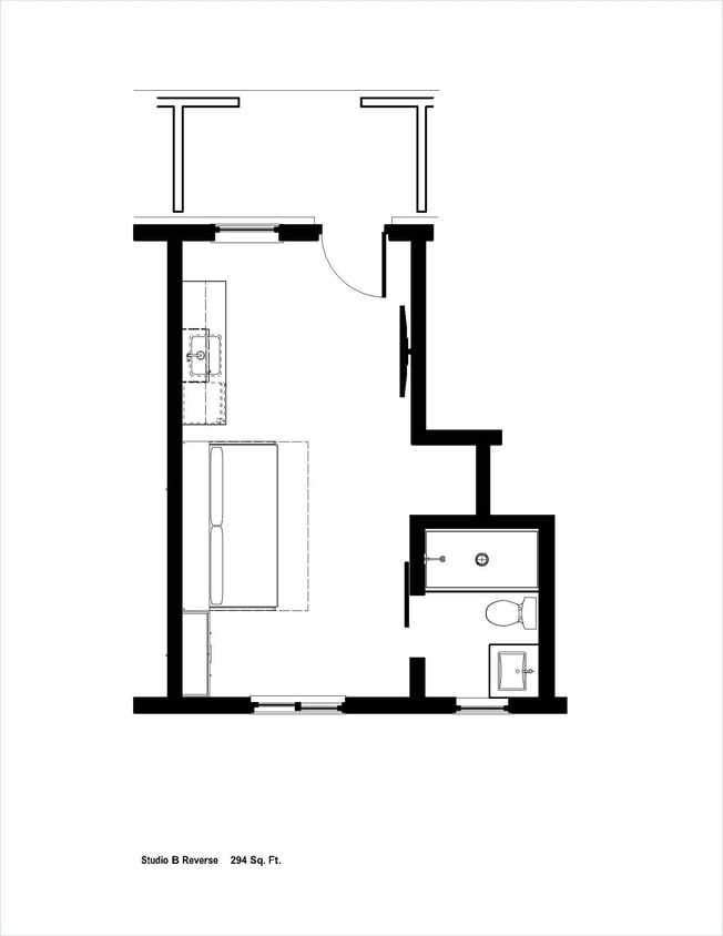 Floor Plan - Studio B REV