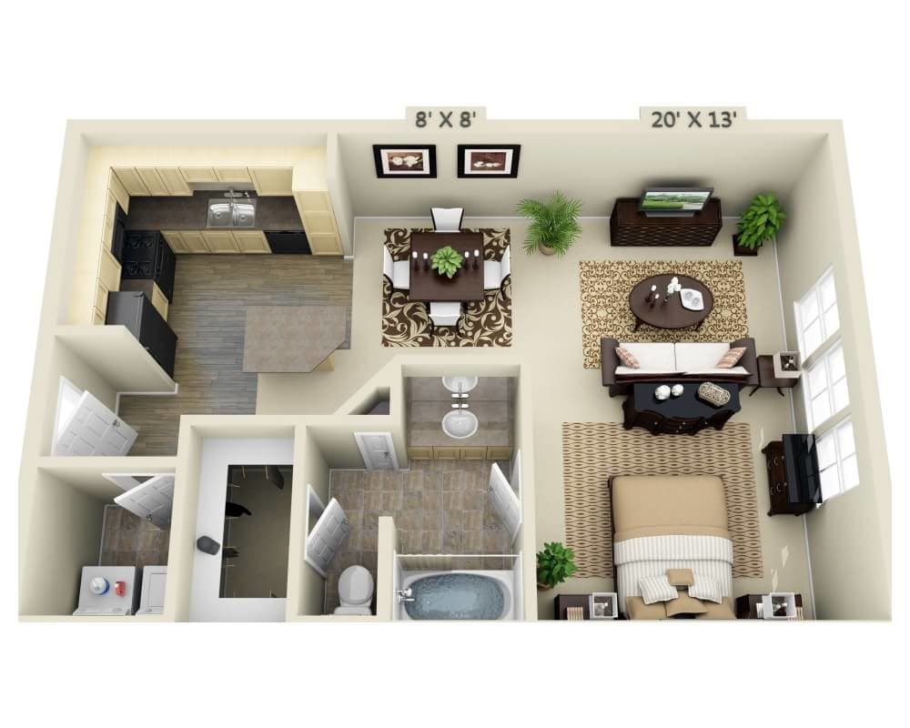 Floor Plan - the Pinot Noir (E1A)