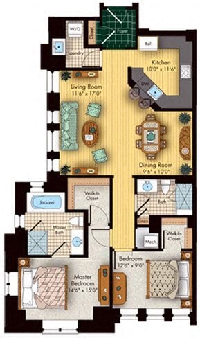 Floor Plan - South 13A