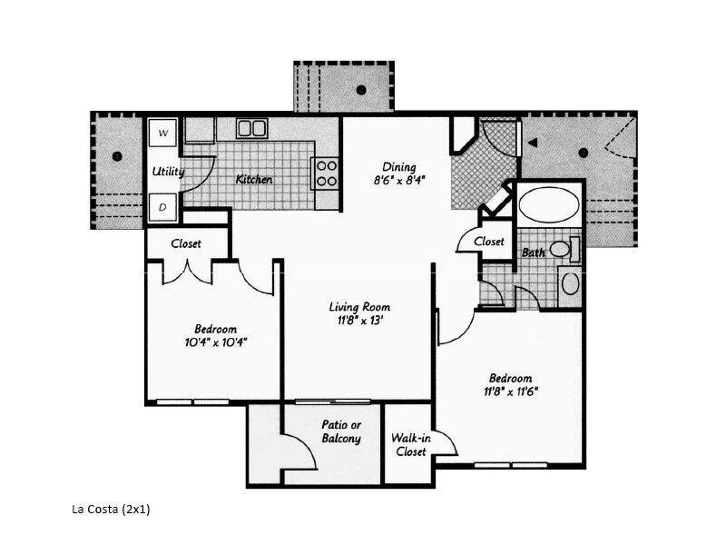 Floor Plan - 2X1-1030