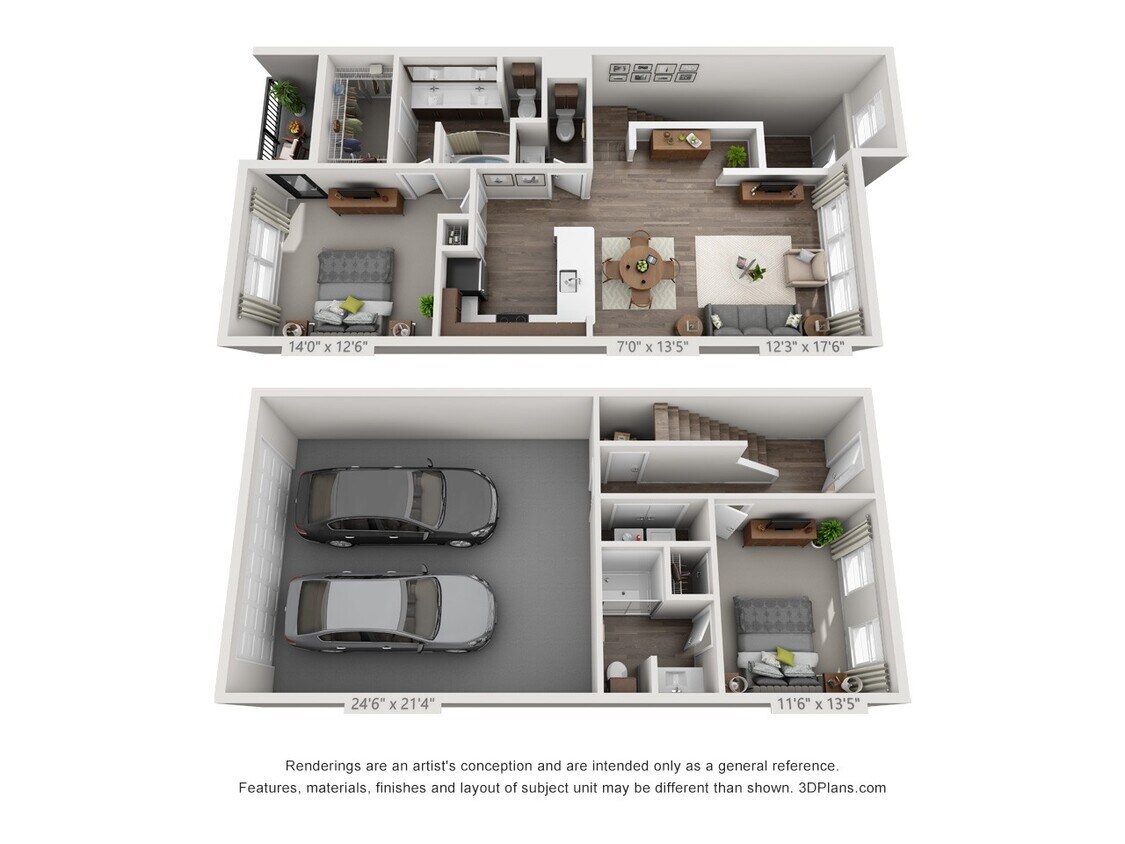 Floor Plan - Arbor Hills 2THB1