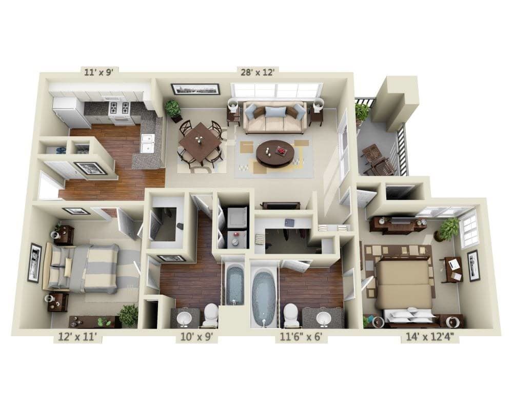 Floor Plan - Plan B2A