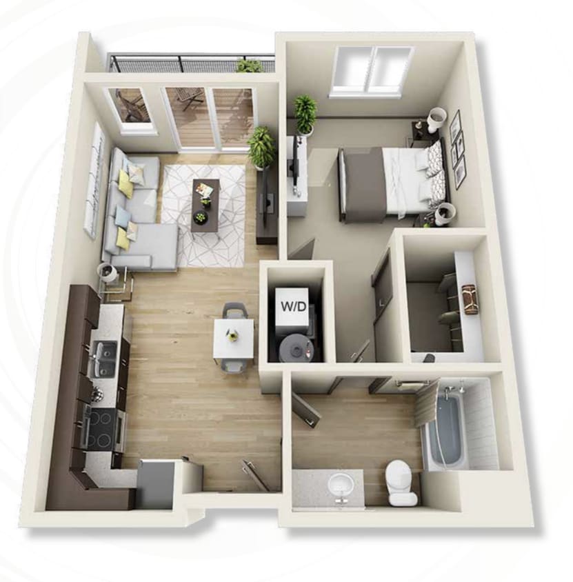 Floor Plan - 1B