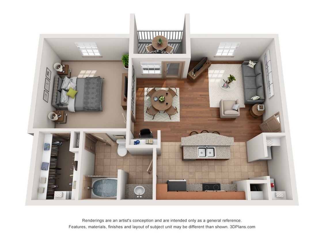 Montage at Cinco Ranch - The Claremont - 1 Beds - 1 Baths - 775 Sq. ft. - The Claremont