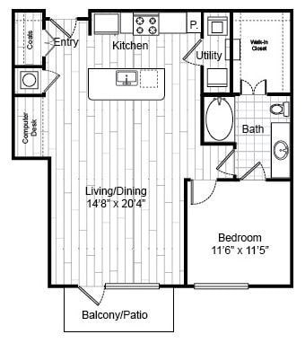 A9 floor plan Virage - A9