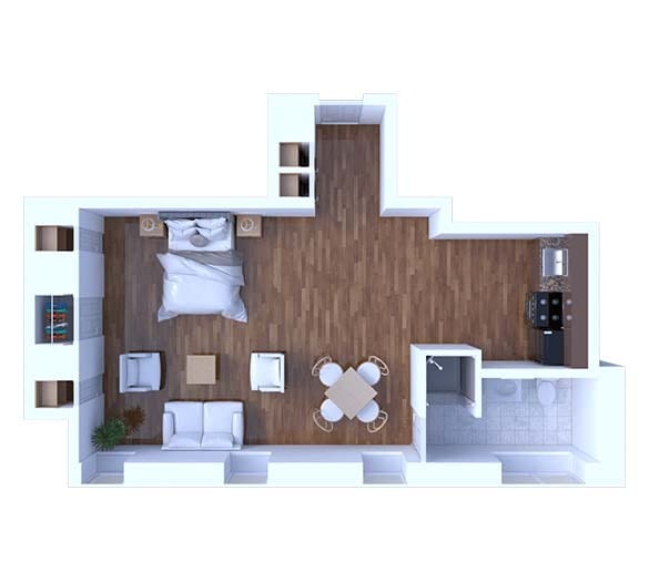 Floor Plan - Studio Floor Plan S4