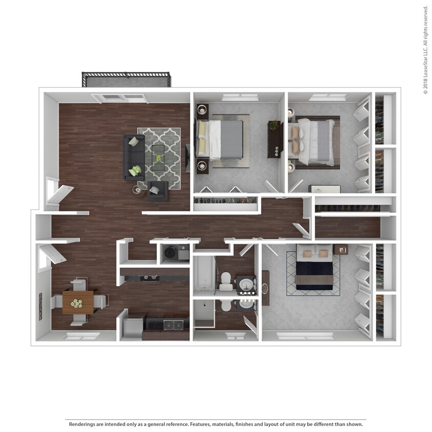 Floor Plan - 3x2 - Monticello