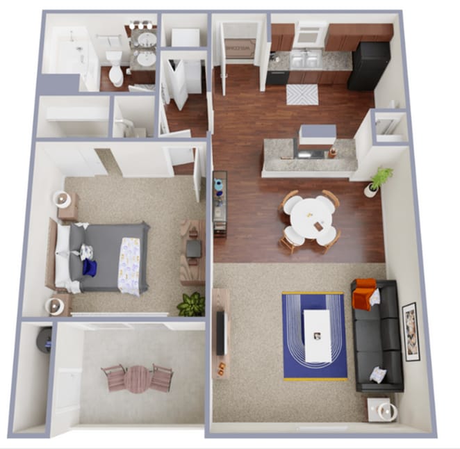 CPR 1x1 - One Bedroom One Bath