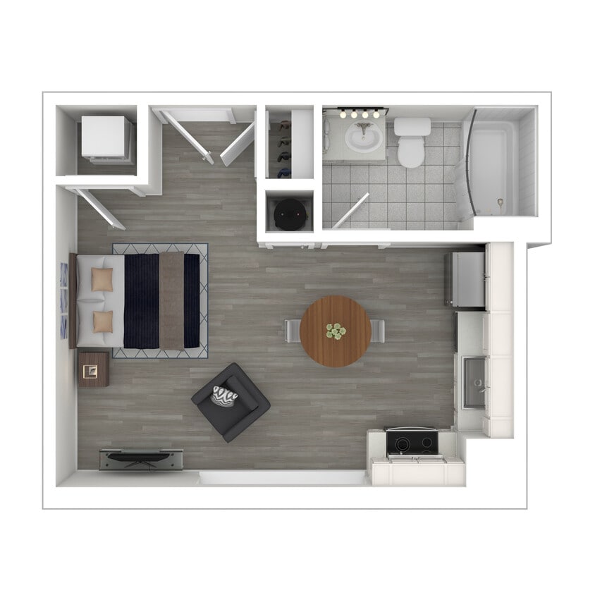 Fort Story - Efficiency - 3D Furnished - Fort Story