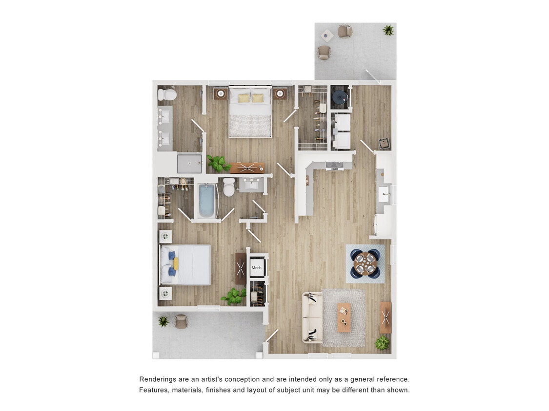 Floor Plan - Cottage B1