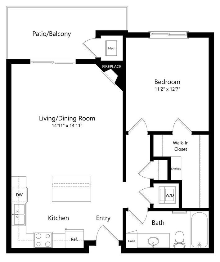 Floor Plan - Bethany (Flat)