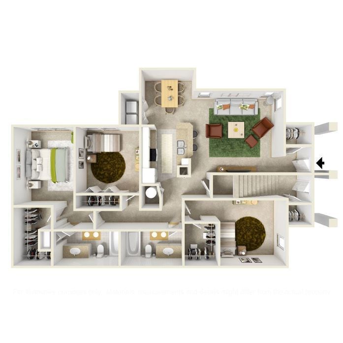 Hawthorne Groves - Woodmont UP - 2 Beds - 2 Baths - 1402 Sq. ft. - Woodmont UP