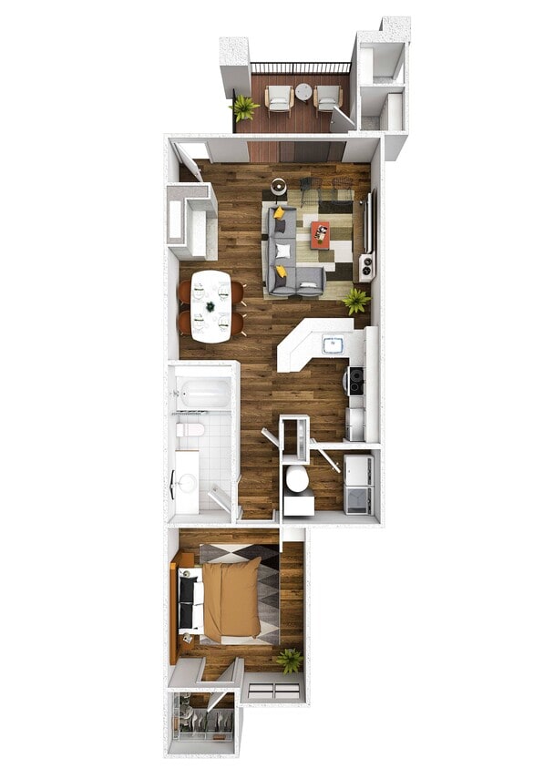 Floor Plan - Wildflower with Detached Garage