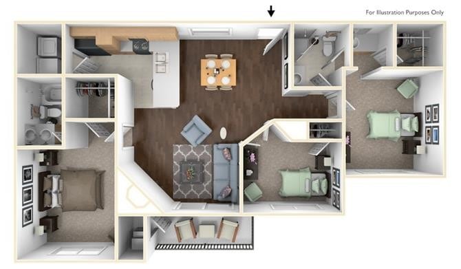 Floor Plan - 3X2A
