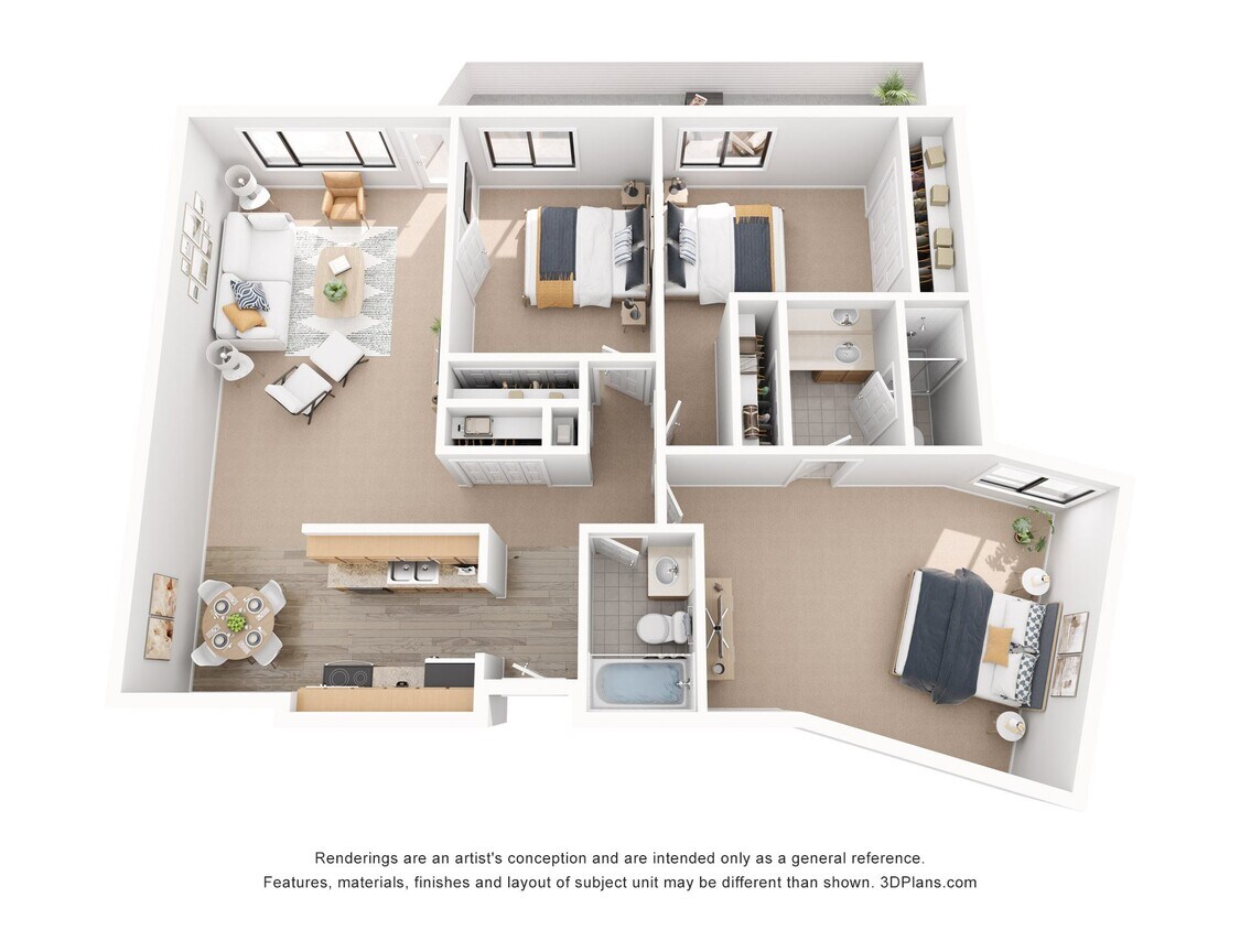 Floor Plan - 3 Bedroom