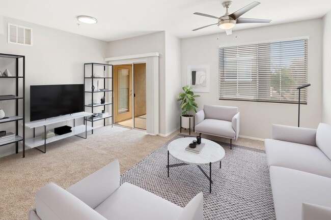 2BR, 2BA - 969SF - Living Room - Equestrian