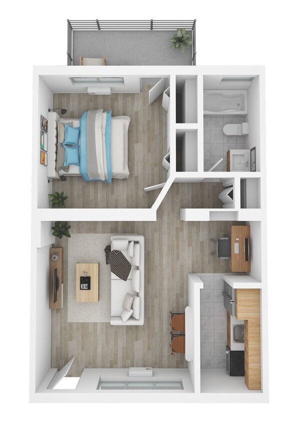 Floor Plan - Residence 13, Floors 1-3