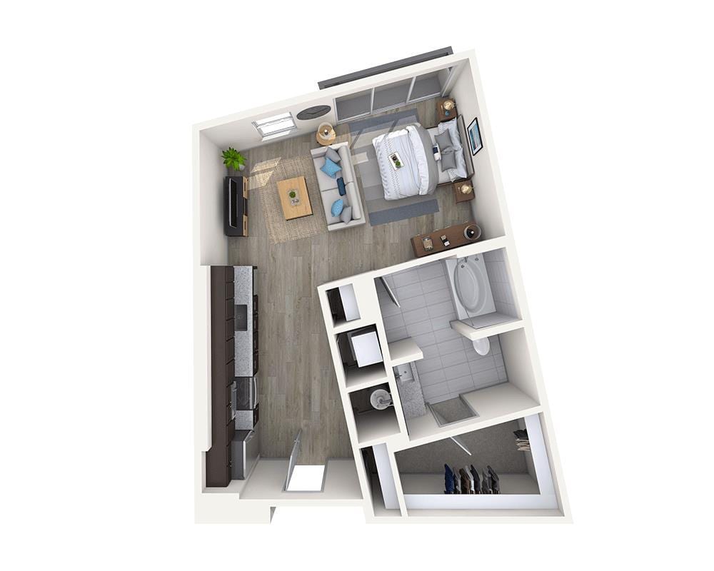 Floor Plan - Studio E1A