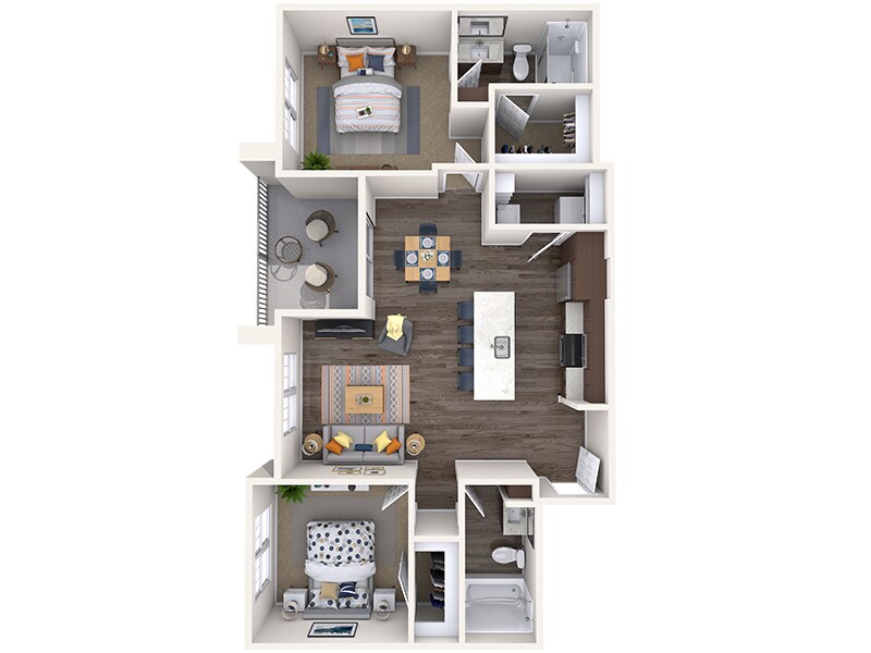 Floor Plan - 2x2-999