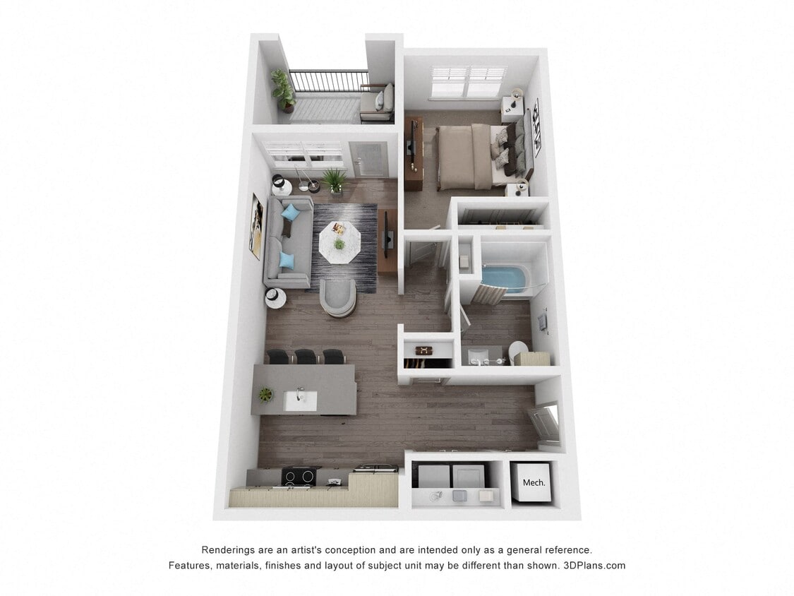 Floor Plan - The Bungalow (A1)