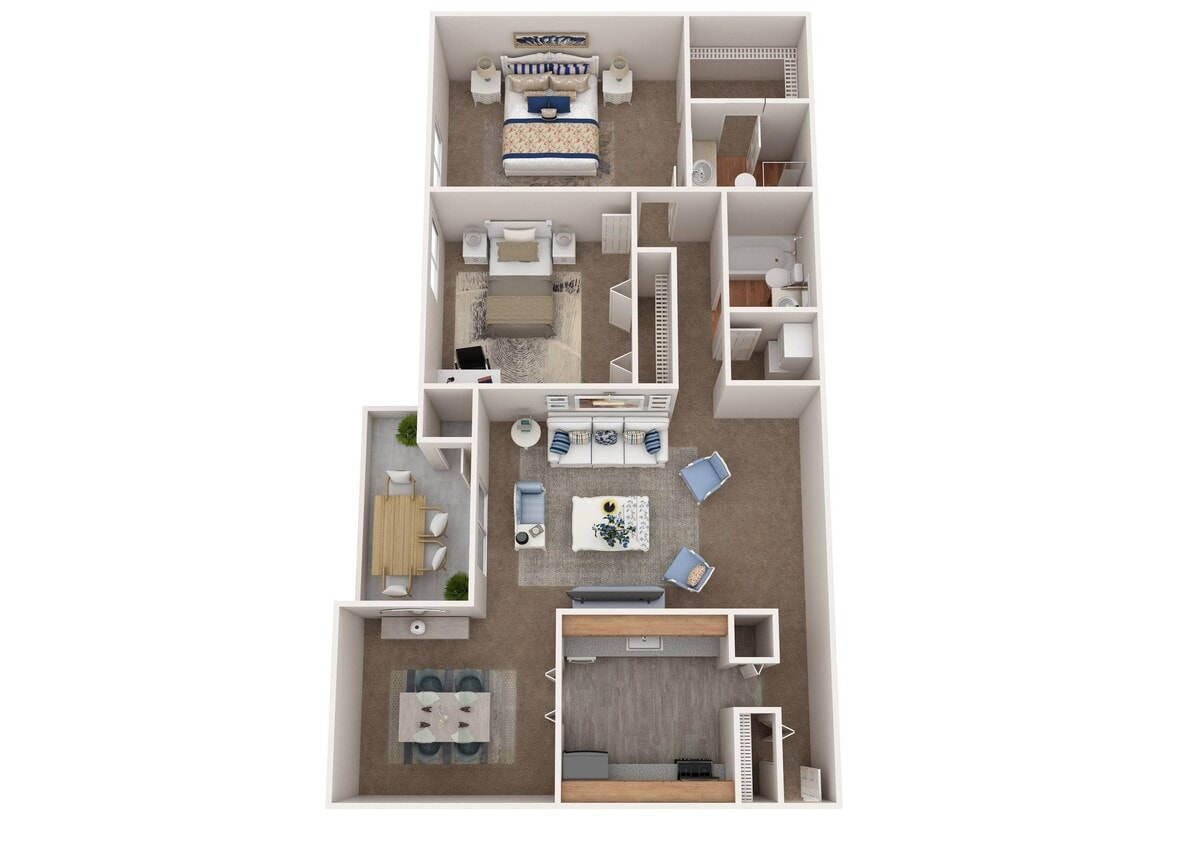 Village East 2 br 2ba - VE 2 Bed 2 Bath