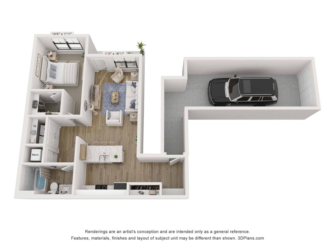 Floor Plan - Kensington - Attached Garage