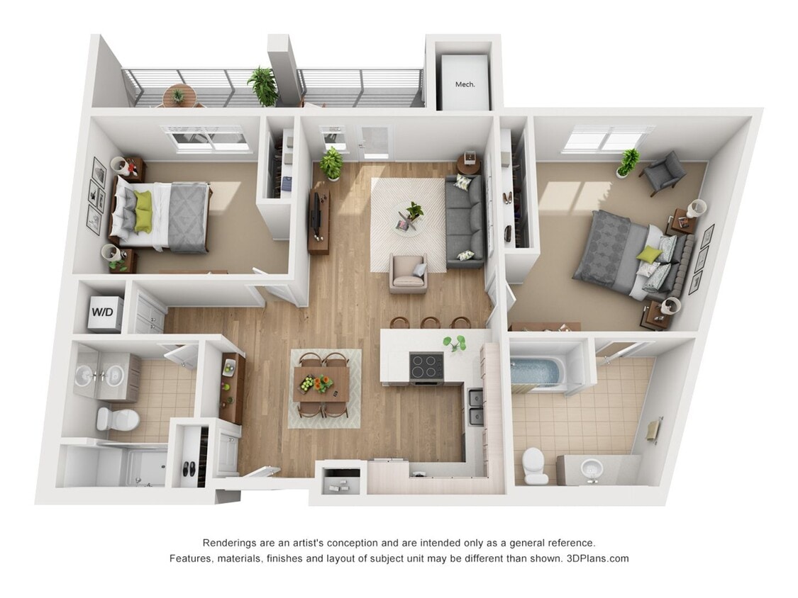 Floor Plan - 2x2F-1182-p2