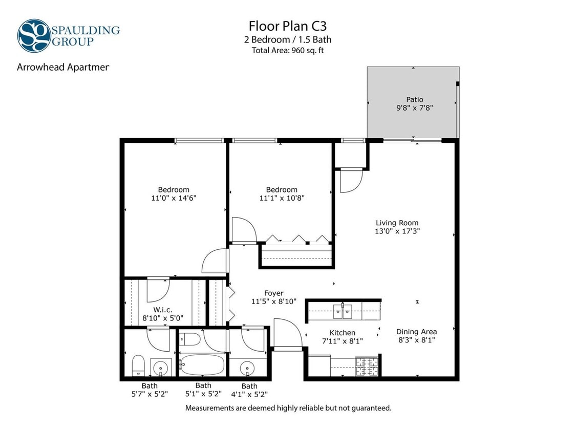 Floor Plan - C3 - 2x1