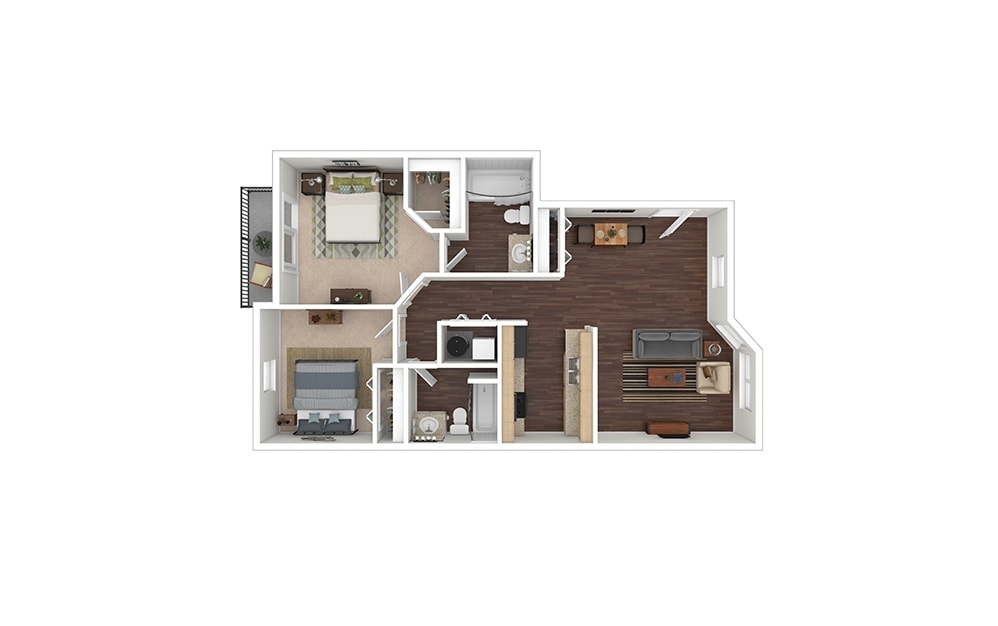 Floor Plan - Khaki - Classic
