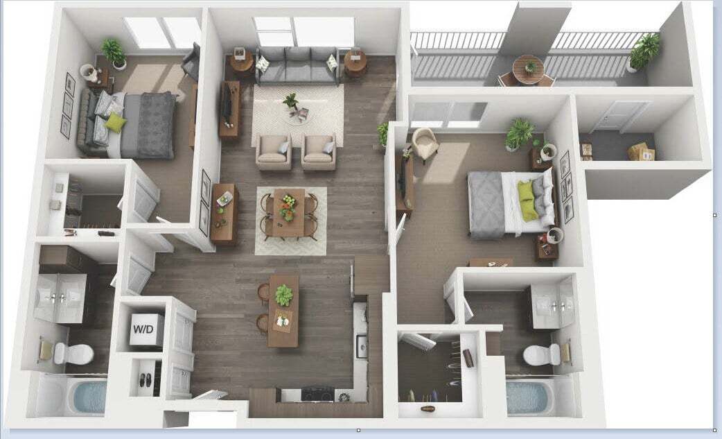 Floor Plan - 2b