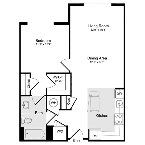Floor Plan - A-1m