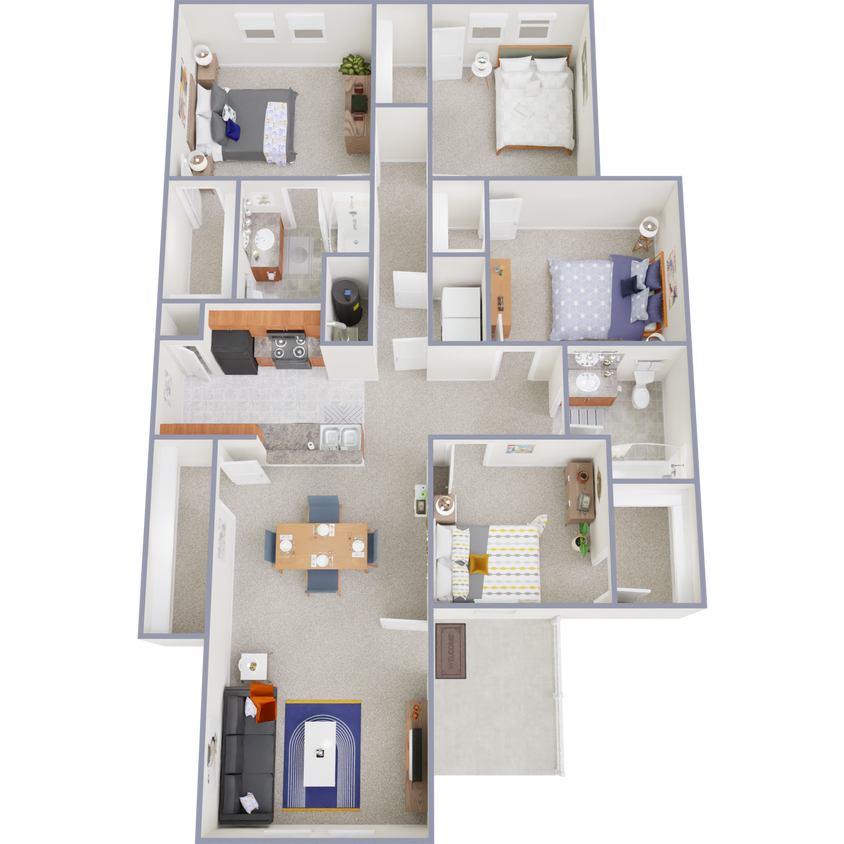 Floor Plan - The Mulberry