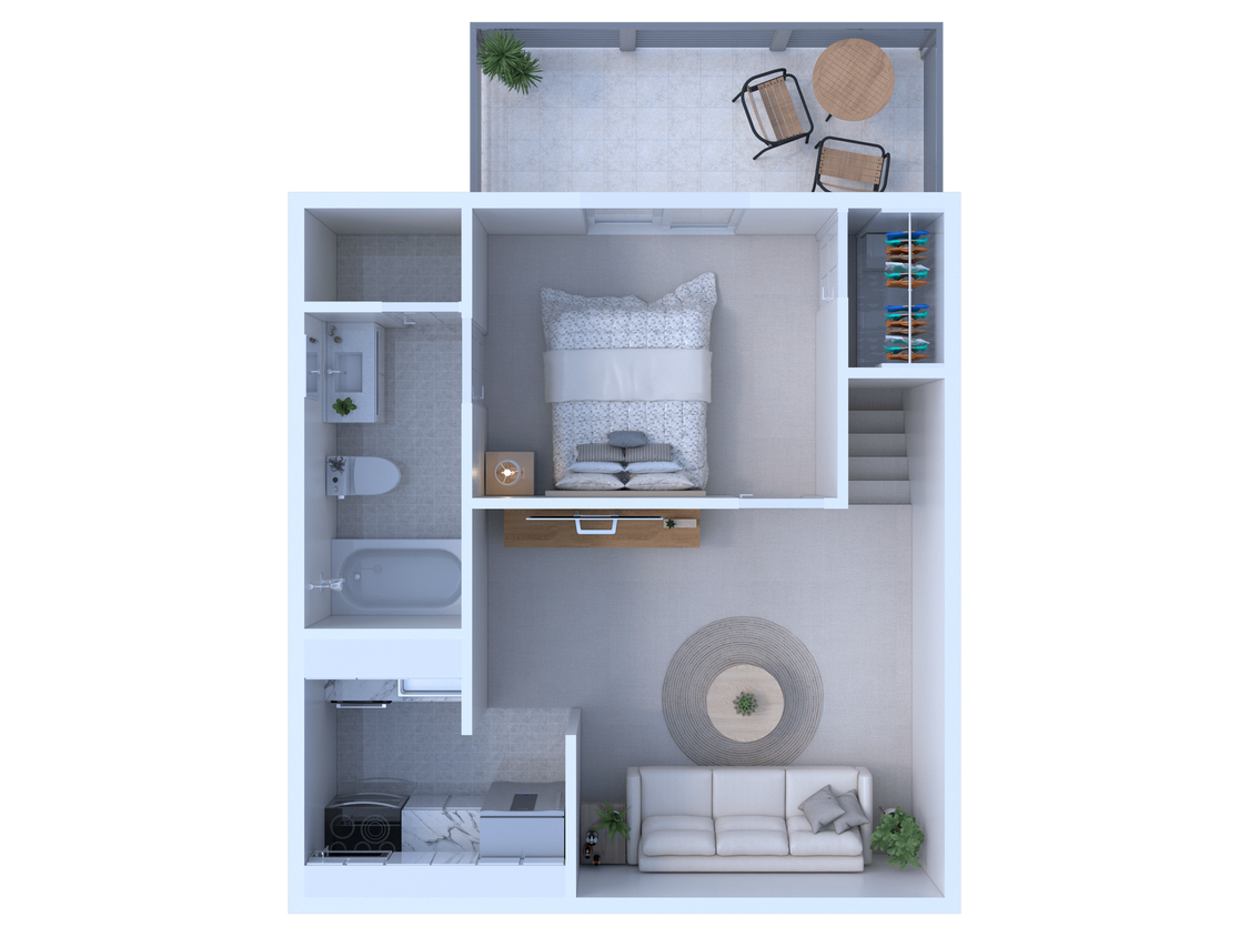 VairoVillage 1BD 1Bath 417sqft - 1 Bedroom Junior-417