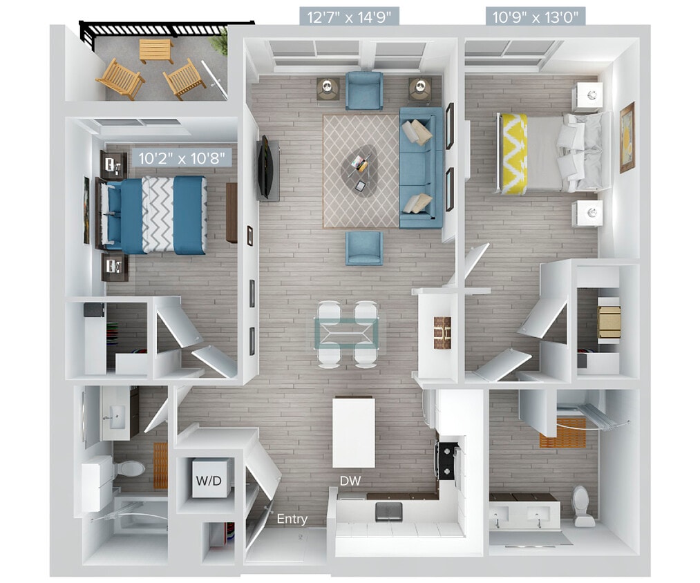 Floor Plan - B15-1077SF-B2-2