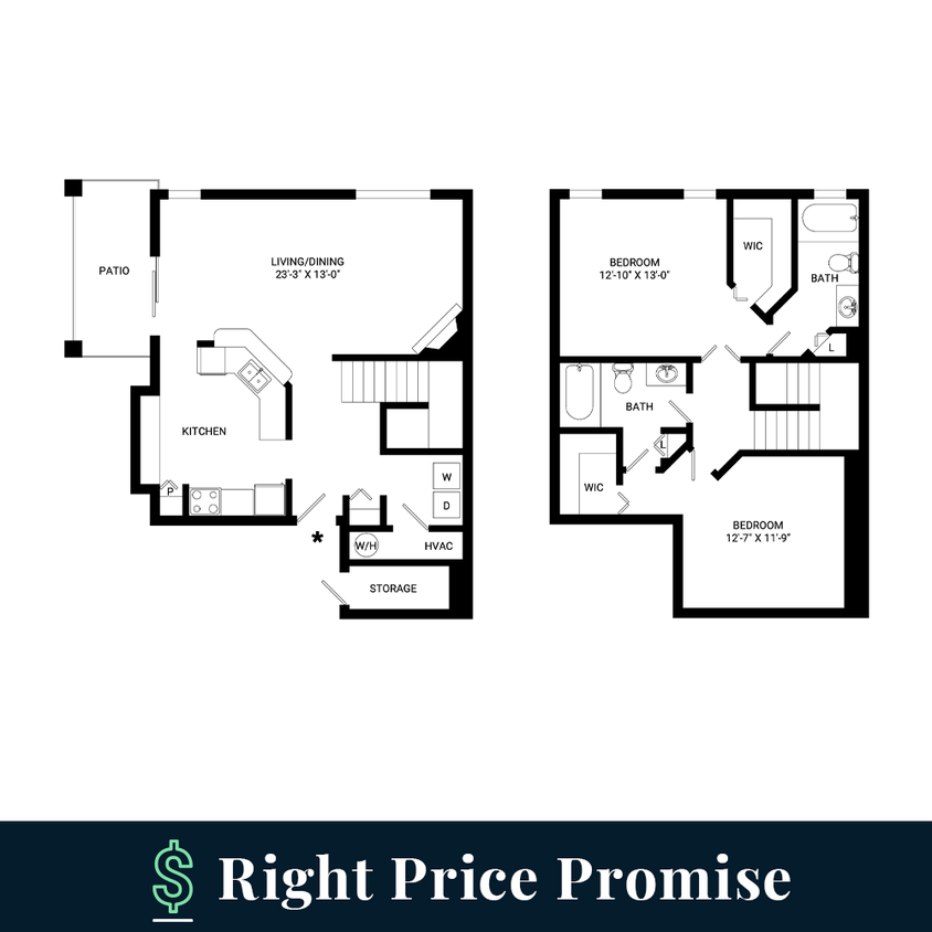 Floor Plan - Columbia Townhome