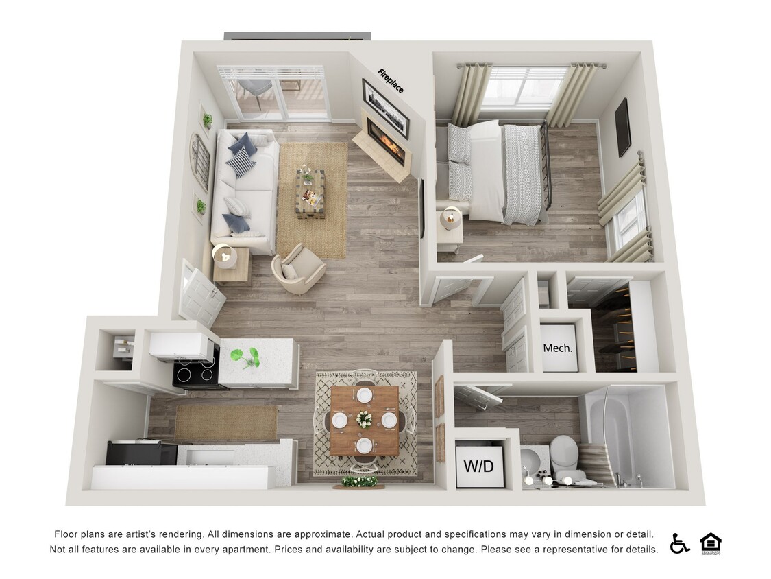 Floor Plan -  Overlook - Renovated