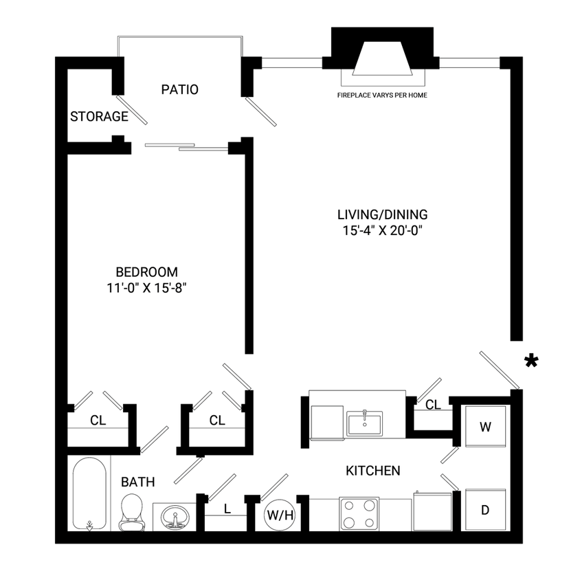 Floor Plan - Addison 1