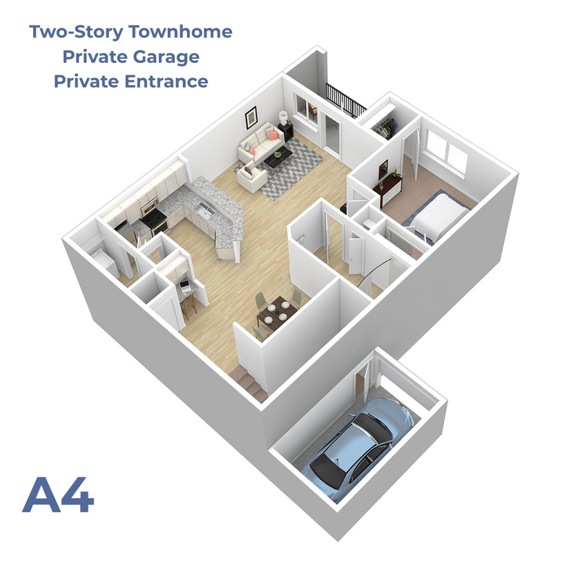 Floor Plan - A4 w/attached garage