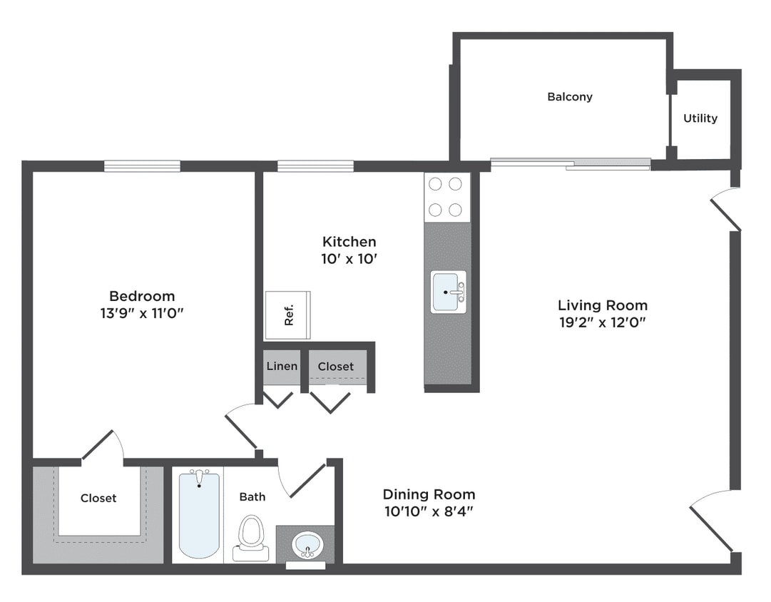 One Bedroom - One Bedroom