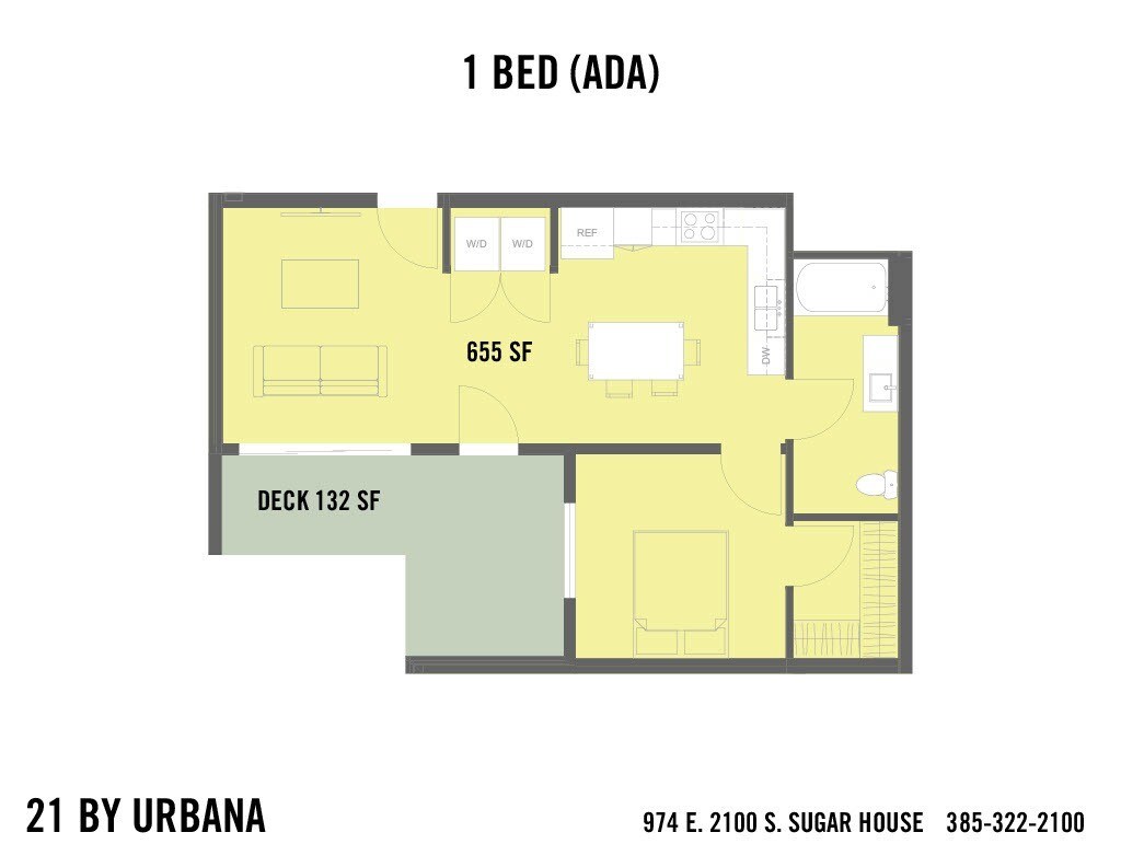 Floor Plan - 1B-ADA