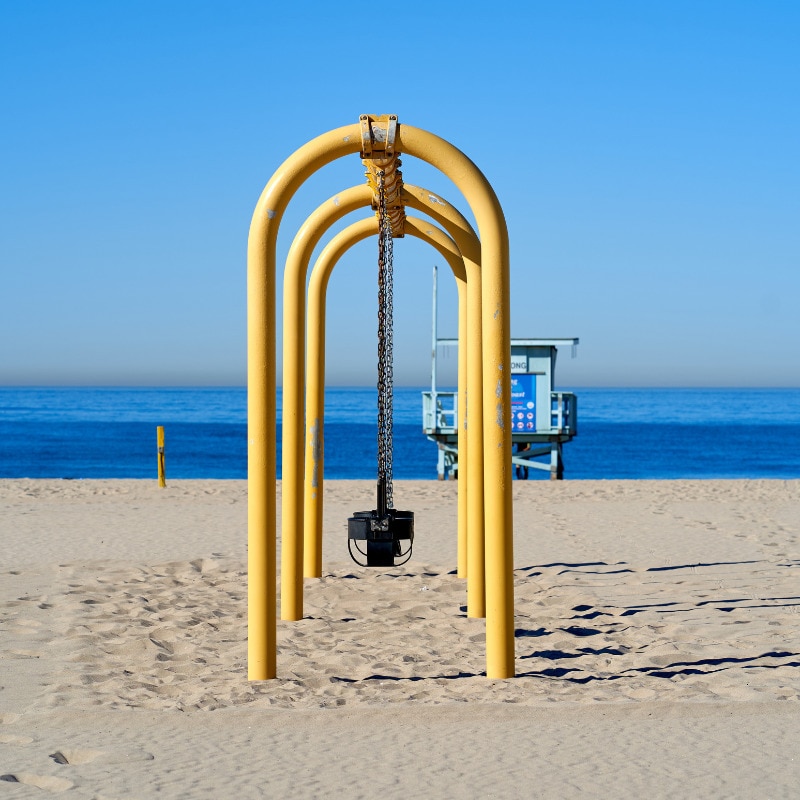 Fun at the beach! - Hermosa Palm Haven
